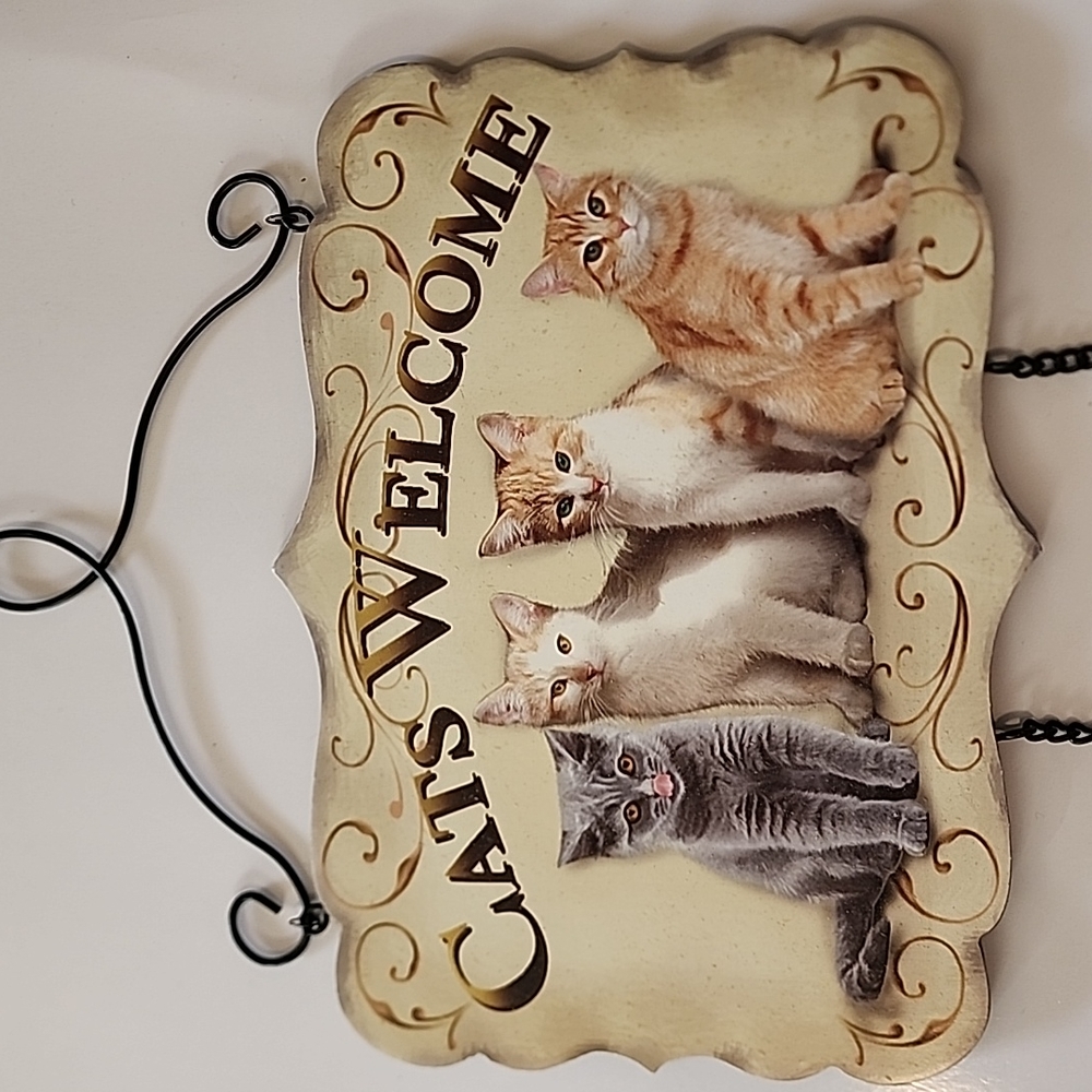 Cats Welcome Sign - Picture 4 of 7